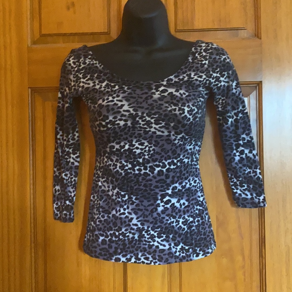 Animal print top